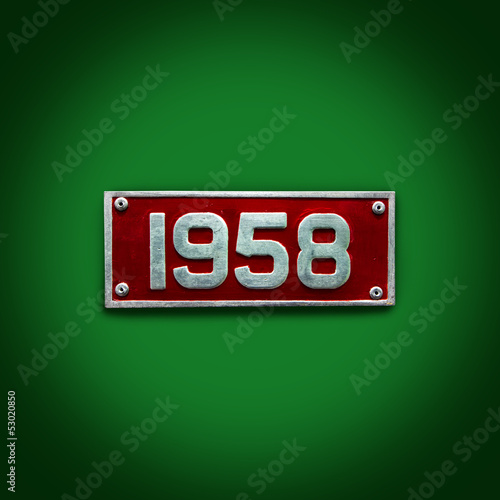 Photo: 1958 sign 1958 sign