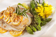 Foto: Fillet of white fish and vegetables Fillet of white fish and vegetables