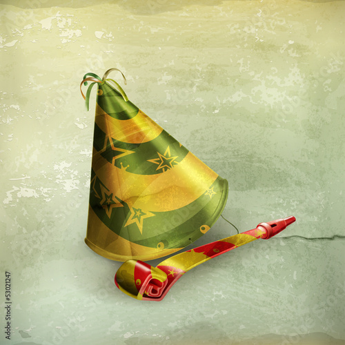 Vector: Party hat, old style Party hat, old style