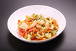 vegetable salad with seafood