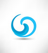 Abstract vector design element for business
