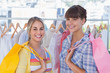 Photo: Women holding shopping bags Women holding shopping bags