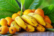 Portuguese bananas and loquats