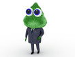 A man in a green suit №1