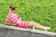Girl relaxing