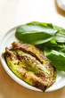 Photo: omelet with spinach omelet with spinach
