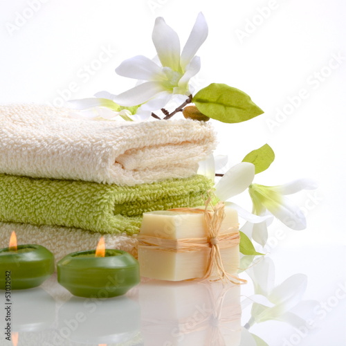 Photo: Wellness Grün Magnolie Seife Kerzen Wellness Grün Magnolie Seife Kerzen