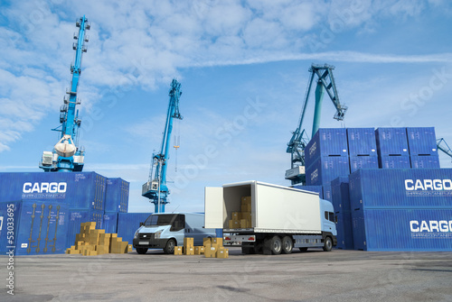 Photo: Docks, logistics Docks, logistics