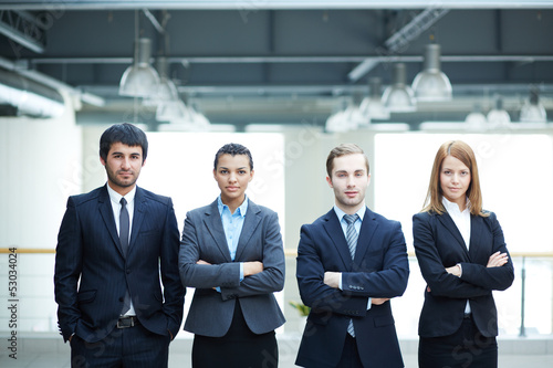 Photo: Multi-ethnic business team Multi-ethnic business team