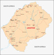 Lesotho map