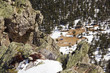 At the top of a snowy mountain