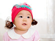 Portrait of a cute asian baby girl