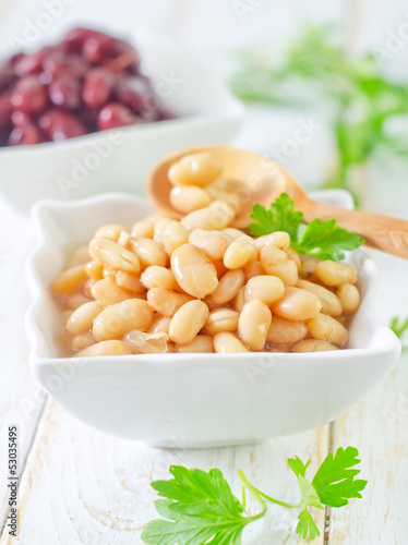 Photo: red and white beans red and white beans
