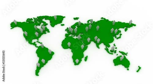 Illustration: Global network the Internet Global network the Internet
