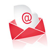 email on white background
