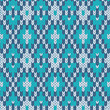 Vector: Seamless Knitted Pattern. Style Knit woolen jacquard ornament te Seamless Knitted Pattern. Style Knit woolen jacquard ornament te