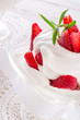 strawberry with cream