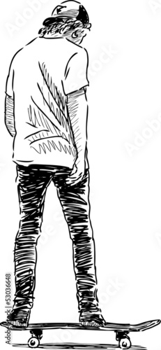 Vector: skateboarder skateboarder