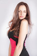 Pretty girl looking over shoulder