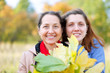  mature woman with adult daughter