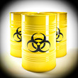 Photo: biohazard barell biohazard barell
