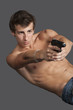 Young guy with a gun