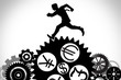 businessman running