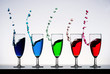 Copas de colores