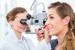 Patient in a examination by doctor in clinic
