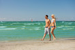 couple walking on the beach