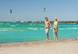 couple walking on the beach