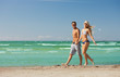couple walking on the beach