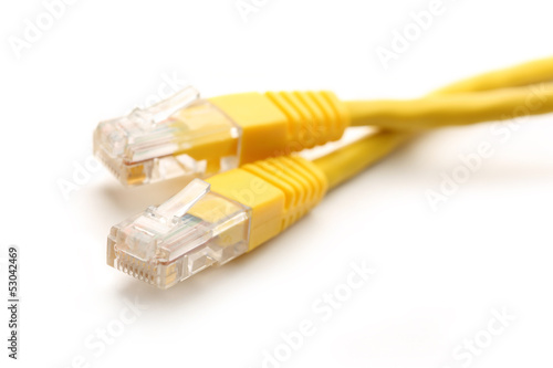 Photo: Ethernet cable for a computer Ethernet cable for a computer