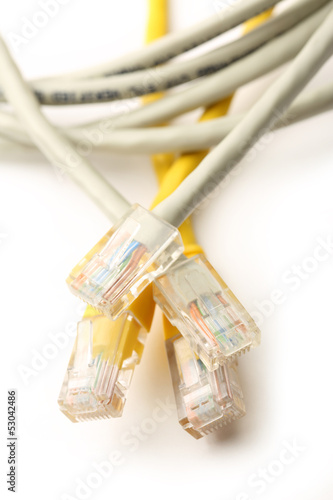 Photo: Ethernet cable for a computer Ethernet cable for a computer