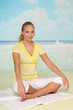 Yoga am Strand