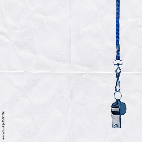 Photo: paper whistle paper whistle