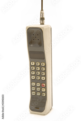 Photo: Isolated Old and Dirty Cellphone Isolated Old and Dirty Cellphone