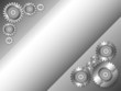 canvas print picture Gears background