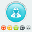 Call center buttons