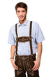 Mann in Lederhosn