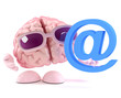 3d Brain uses email too