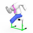HurdlingBusinessShirtAndPants