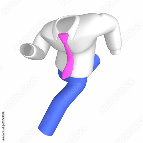 Illustration: RunningBusinessShirtAndPantsTop RunningBusinessShirtAndPantsTop