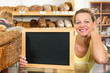 Photo: bäckerei mit angebotstafel bäckerei mit angebotstafel