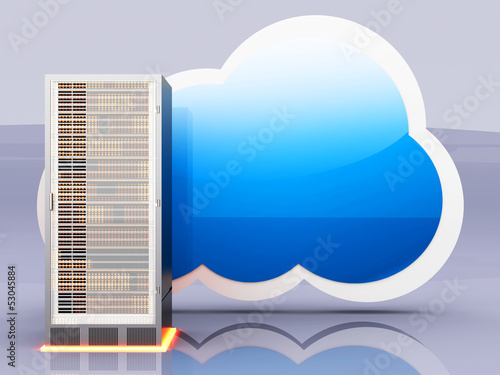 Illustration: Cloud computing Cloud computing