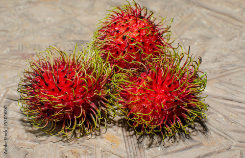 Photo: Rambutan fruits Rambutan fruits