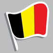 Flagge belgischen Farben