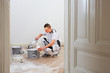professional painter at work