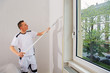 Foto: professional painter at work professional painter at work