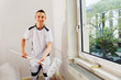 Foto: professional painter at work professional painter at work
